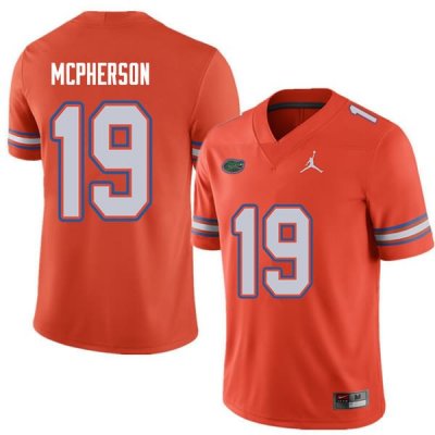 Men's Florida Gators #19 Evan McPherson NCAA Jordan Brand Orange Authentic Stitched College Football Jersey URF6662ON